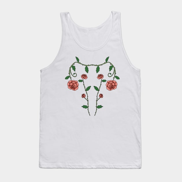 Flower uterus Tank Top by Becky-Marie